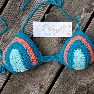 Crochet Bikini Bra Beach Summer Top